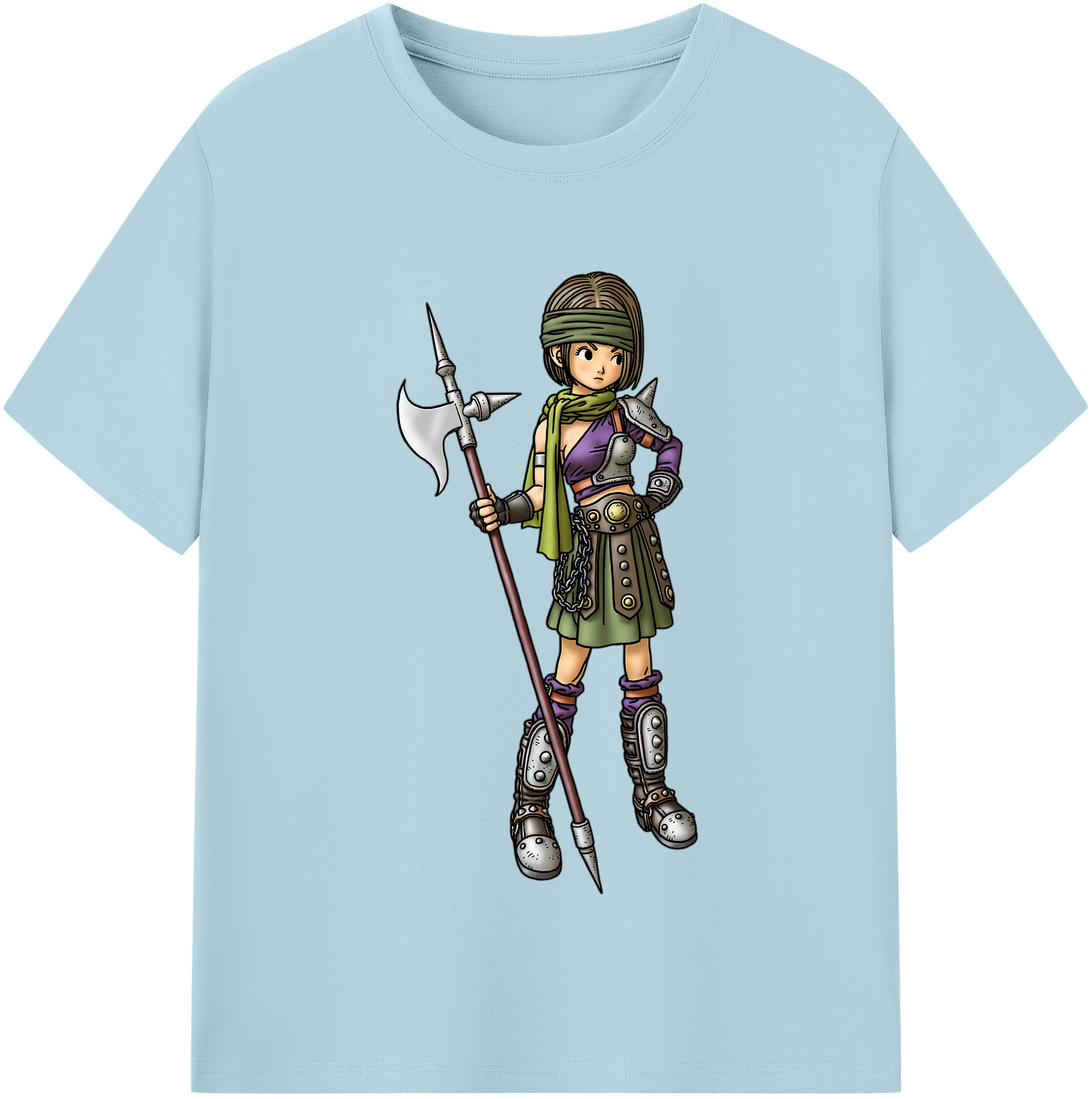 （画像用） ドラゴンクエスト Doragon Kuesuto Dragon Quest 綿100％半袖Tシャツ（フロントプリント）